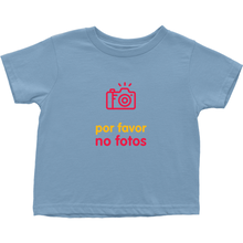 No Photos Toddler T-Shirts (Spanish)
