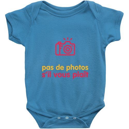 No Photos Onesie (French)