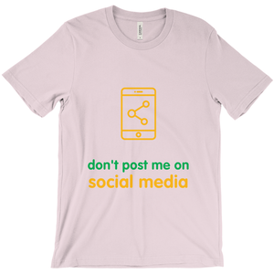 Don't Post Adult T-Shirts (English)
