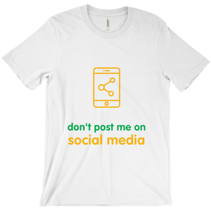 Don't Post Adult T-Shirts (English)