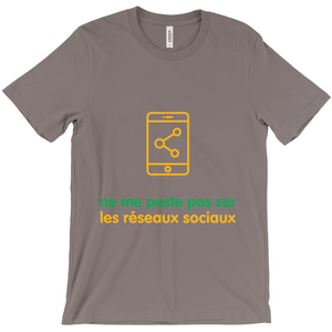 Don't Post Adult T-Shirts (French)
