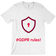 GDPR Rules Adult T-Shirts (English)