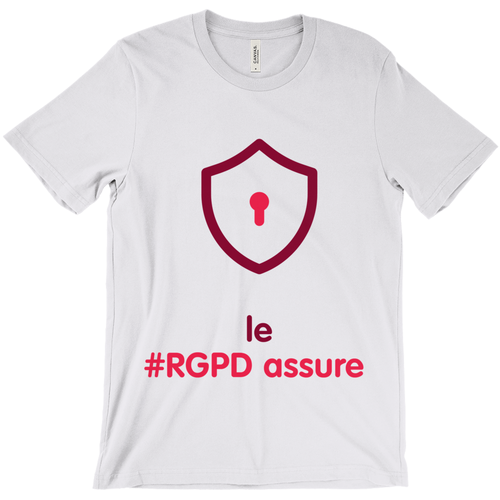 GDPR Rules Adult T-Shirts (French)