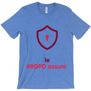 GDPR Rules Adult T-Shirts (French)