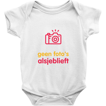 No Photos Onesie (Dutch)