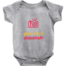 No Photos Onesie (Dutch)