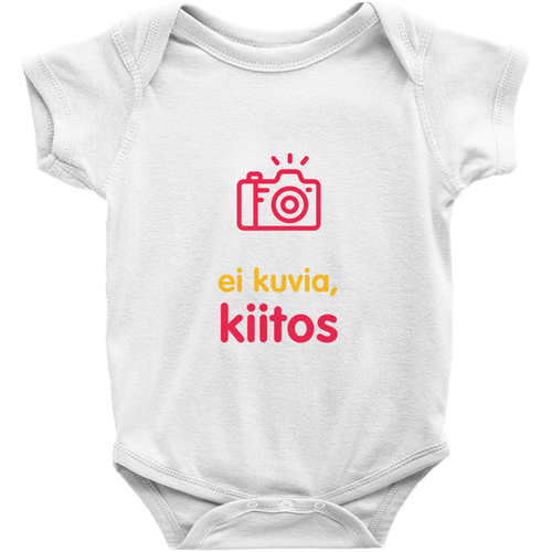No Photos Onesie (Finnish)