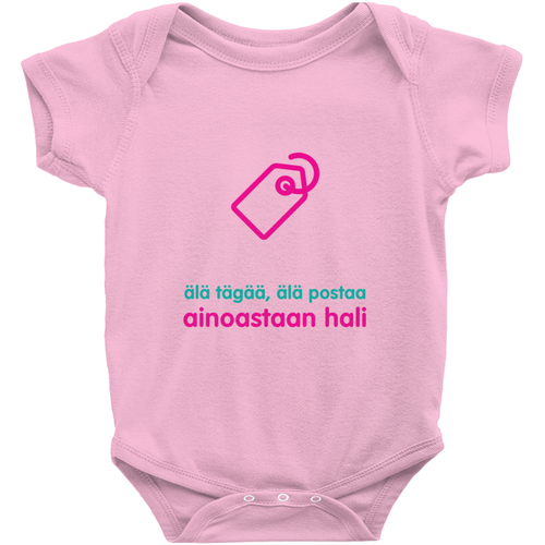 No tagging Onesie (Finnish)