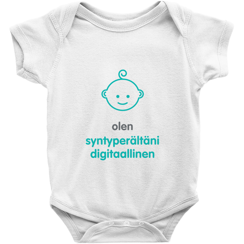 Digital native Onesie(Finnish)