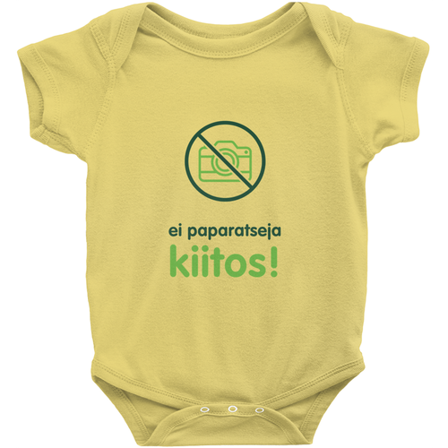 No Paparazzi Onesie (Finnish)