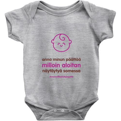 Let me decide Onesie(Finnish)