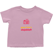 No Photos Toddler T-shirt (Dutch)