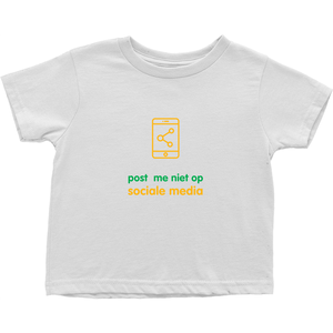 Don't Post me Toddler T-Shirts (Dutch)