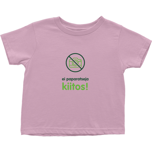 No Paparazzi Toddler T-Shirts (Finnish)