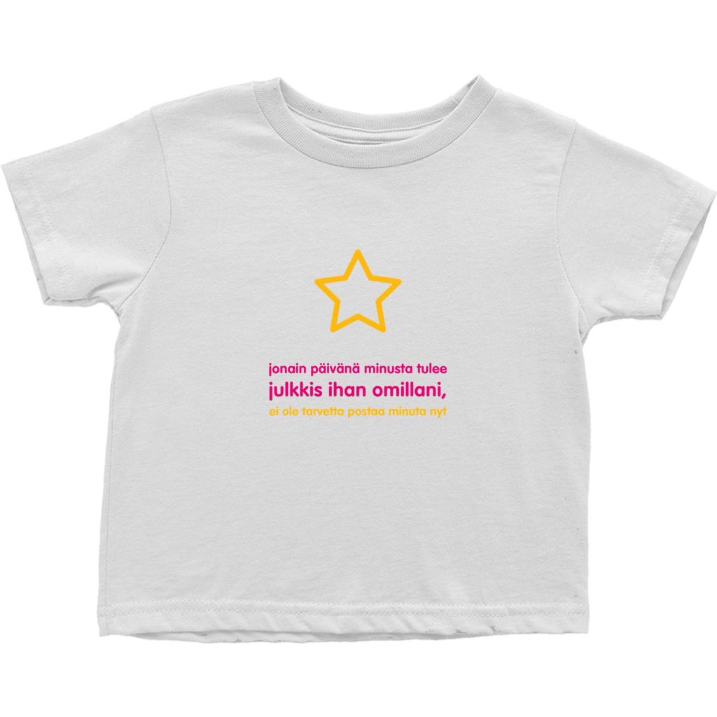 I'll be famous Toddler T-Shirts (Finnish)