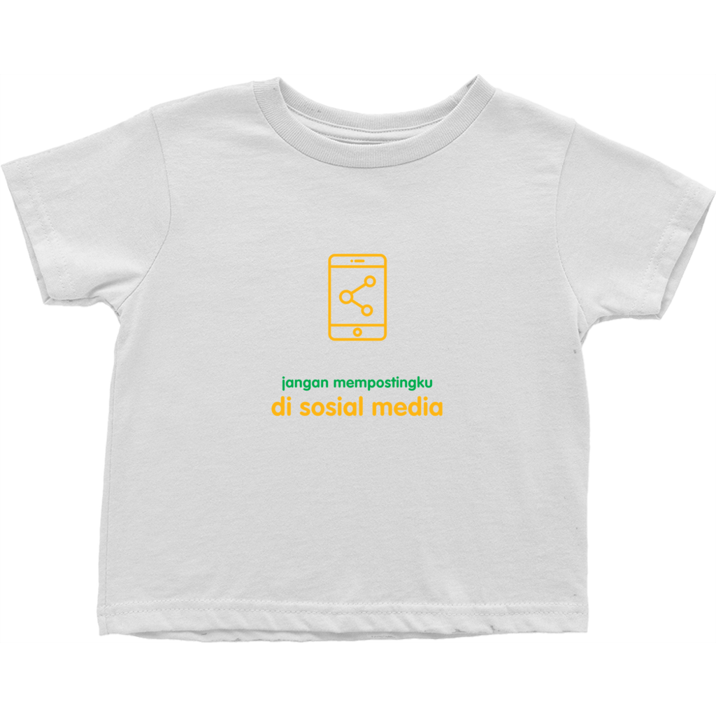 Don't Post me Toddler T-Shirts (Indonesian)
