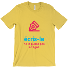 Write it  Adult T-shirt (French)
