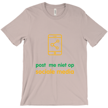 Don't Post Adult T-shirt (Dutch)