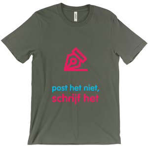 Write Adult T-shirt (Dutch)