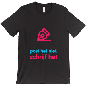Write Adult T-shirt (Dutch)
