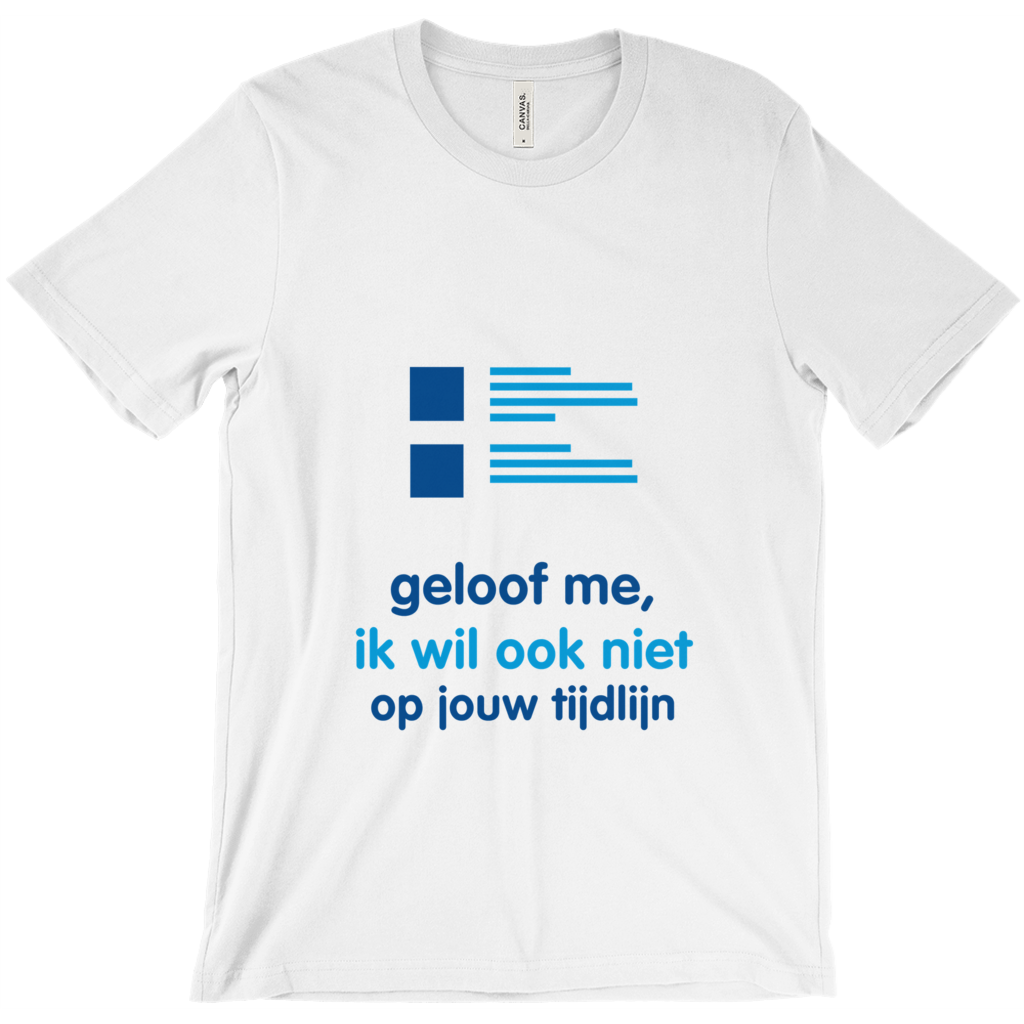 Believe Adult T-shirt (Dutch)