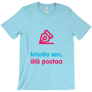 Write Adult T-shirt (Finnish)