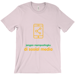 Don't Post Adult T-shirt (Indonesian)