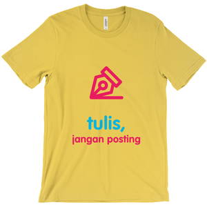Write Adult T-shirt (Indonesian)