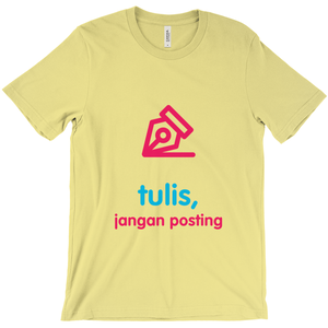 Write Adult T-shirt (Indonesian)