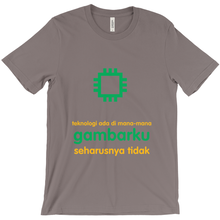Tech is Ubiquitous Adult T-shirt (Indonesian)