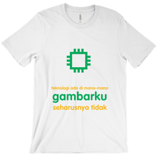 Tech is Ubiquitous Adult T-shirt (Indonesian)