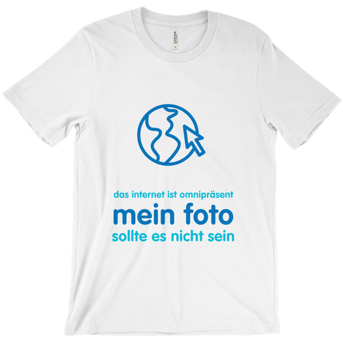 Internet is Ubiquitous Adult T-shirt (German)