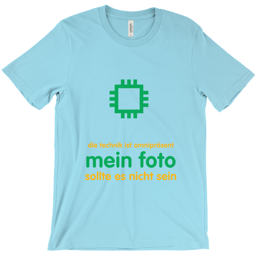 Tech is Ubiquitous Adult T-shirt (German)