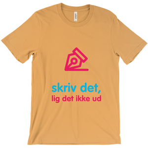 Write Adult T-shirt (Danish)