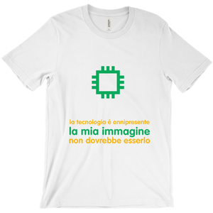 Tech is Ubiquitous Adult T-shirt (Italian)