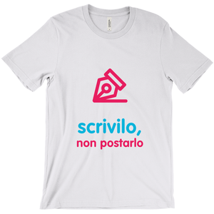 Write  Adult T-shirt (Italian)
