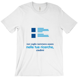 Believe Adult T-shirt (Italian)