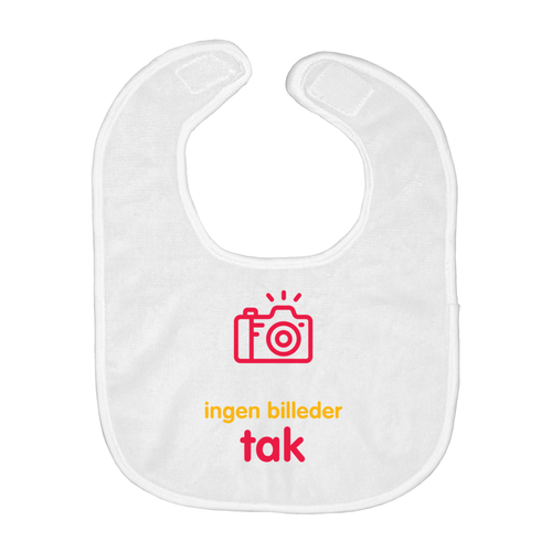 No Photos Bib (Danish)