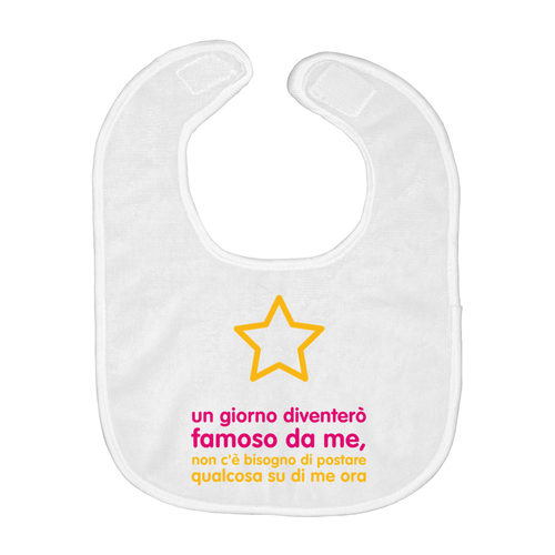 I'll be famous Bib (Italian)