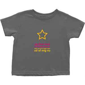 I'll be famous Toddler T-Shirts  (Danish)