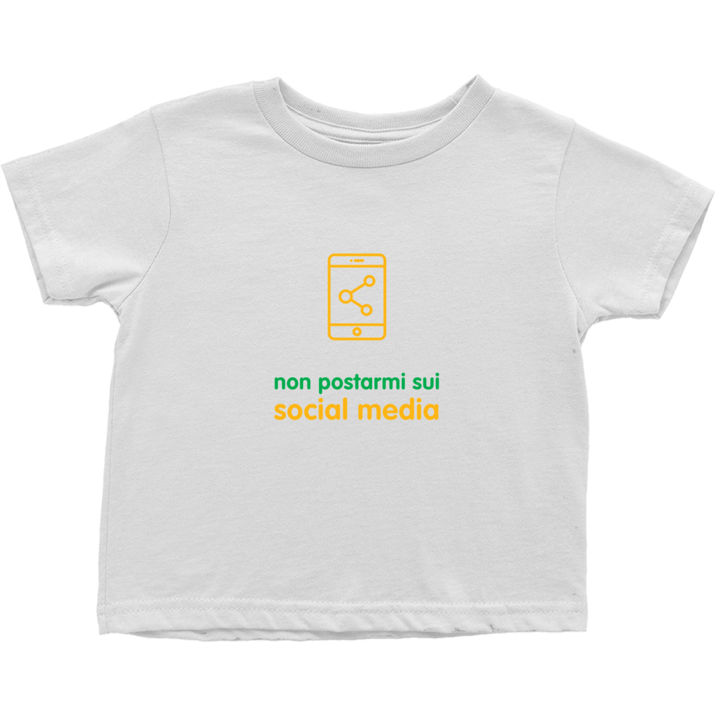Don't Post me Toddler T-Shirts (Italian)
