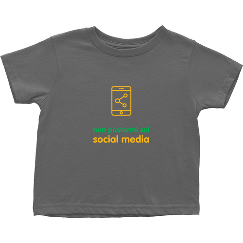 Don't Post me Toddler T-Shirts (Italian)
