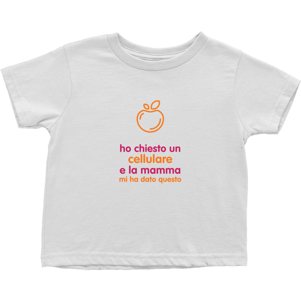I asked for a Smartphone Toddler T-Shirts (Italian)