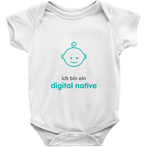 Digital native Onesie (German)