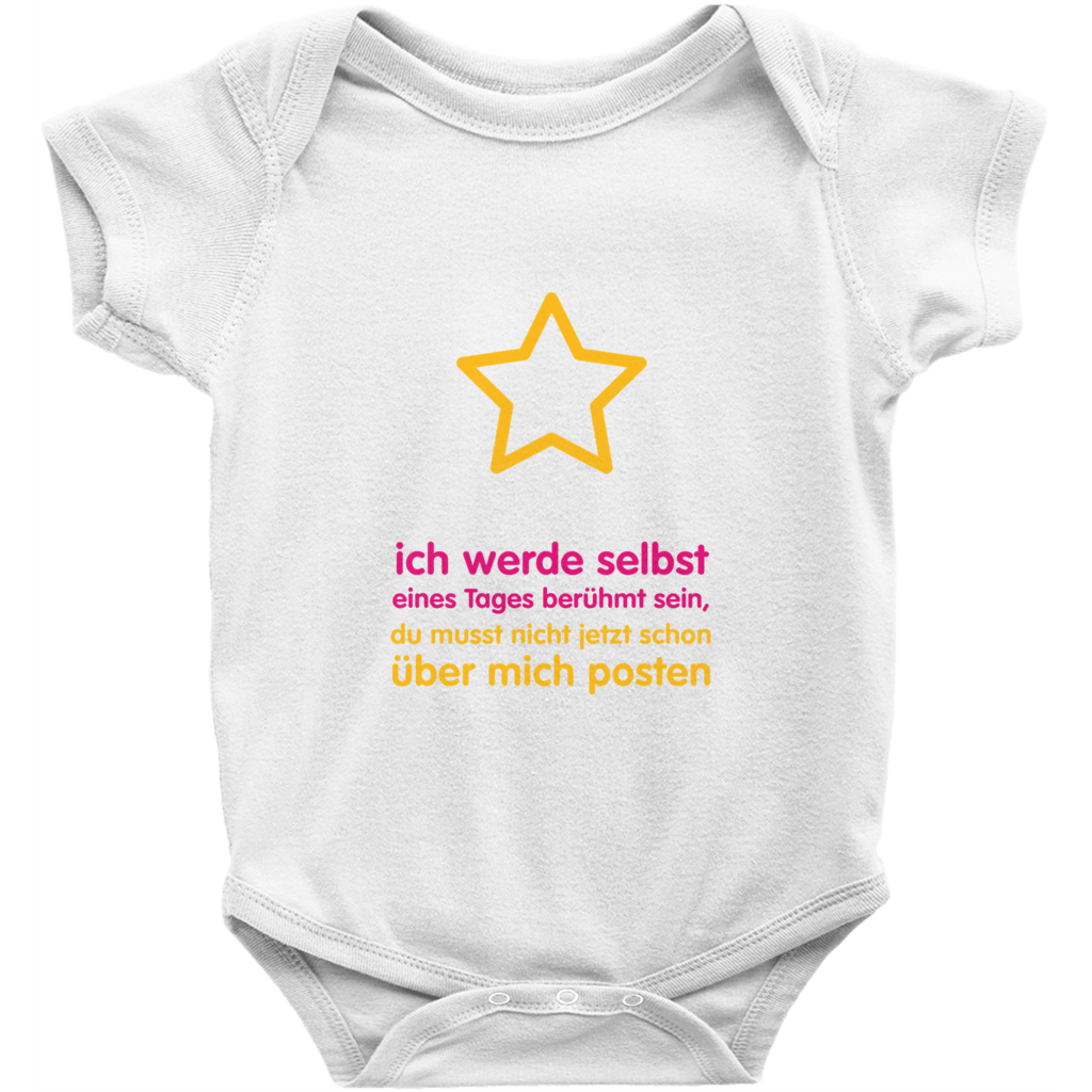 I'll be famous Onesie (German)