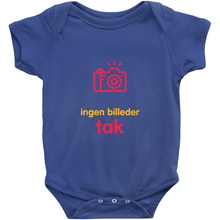 No Photos Onesie (Danish)