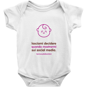 Let me decide Onesie (Italian)