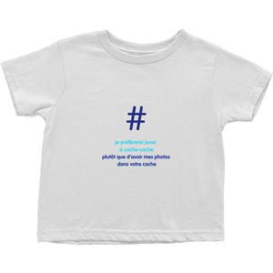 Tagged Toddler T-shirt (French)